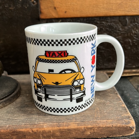 Vintage New York Taxi Mug - Picture 1 of 8
